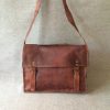 Handmade Leather 15" Padded Laptop Bag SL+ Satchel Vintage - Image 7