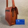 Leather Bag 9" Wide Satchel S9 Shoulder Bag iPad Mini Billy Goat Designs - Image 10