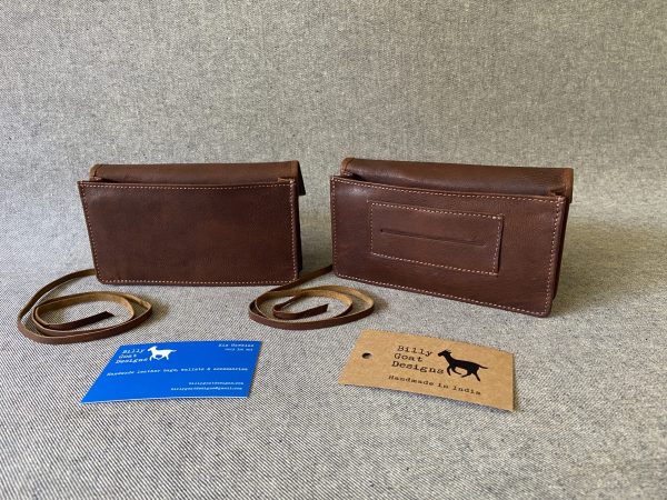 Leather Tobacco Pouch (goat leather) 50gm Handmade (T50Z/P) (Two options)