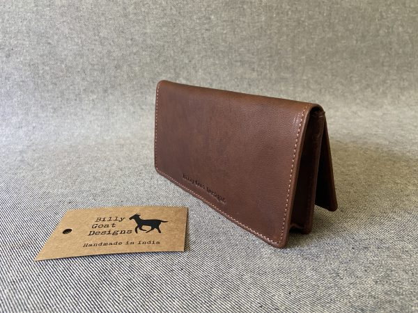 Leather Tobacco Pouch (goat leather) 50gm Handmade (T50Z/P) (Two options) - Image 7