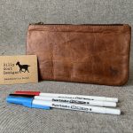 Leather pencil case