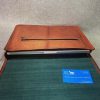 Leather Laptop Sleeve 13" MacBook LSZ13 Goat Leather Document Holder Zip Billy Goat Designs - Image 4