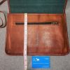 Leather Laptop Sleeve 13" MacBook LSZ13 Goat Leather Document Holder Zip Billy Goat Designs - Image 5