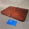 Leather Laptop Sleeve 13" MacBook LSZ13 Goat Leather Document Holder Zip Billy Goat Designs - Image 7