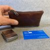 Leather Pencil Case 25gm (buffalo leather) Tobacco Pouch PC6 - Image 7