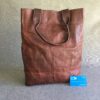 Leather Tall Tote Bag T-TOTE Laptop Shopping Shoulder Bag - Image 2
