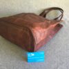 Leather Tall Tote Bag T-TOTE Laptop Shopping Shoulder Bag - Image 4